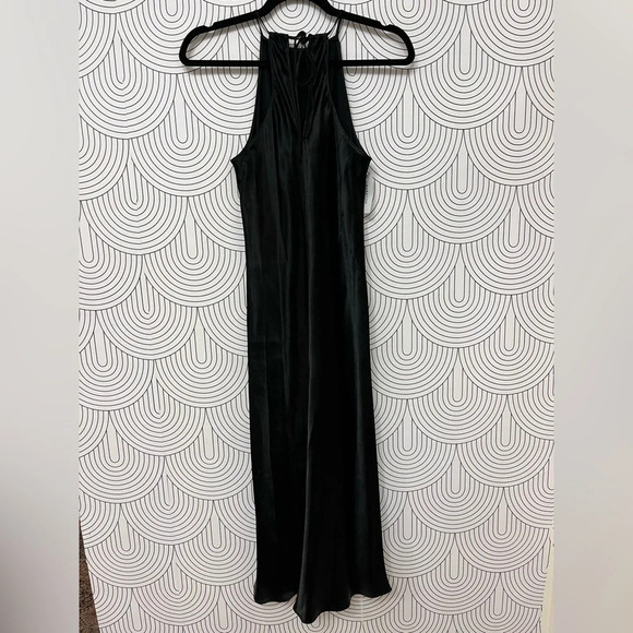 NWT Aritzia Babaton Black high neck slip dress size Small - Picture 5 of 5